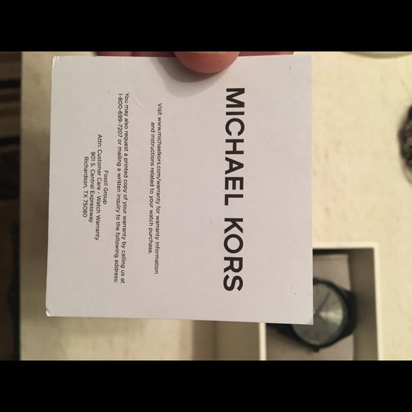 All Black Micheal Kors Watch - Picture 2 of 5